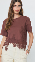 Lace Me Lovely Tee