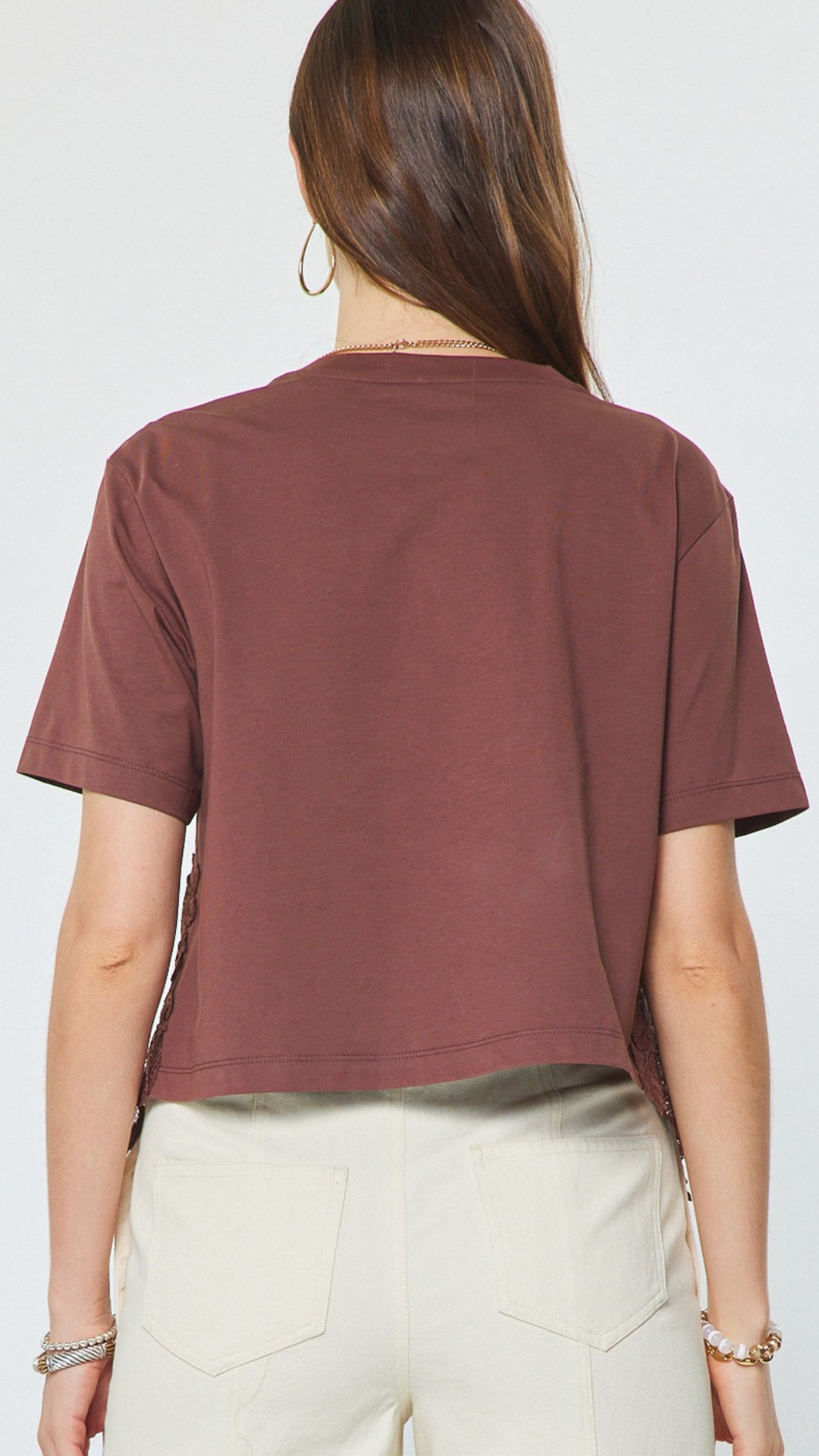 Lace Me Lovely Tee