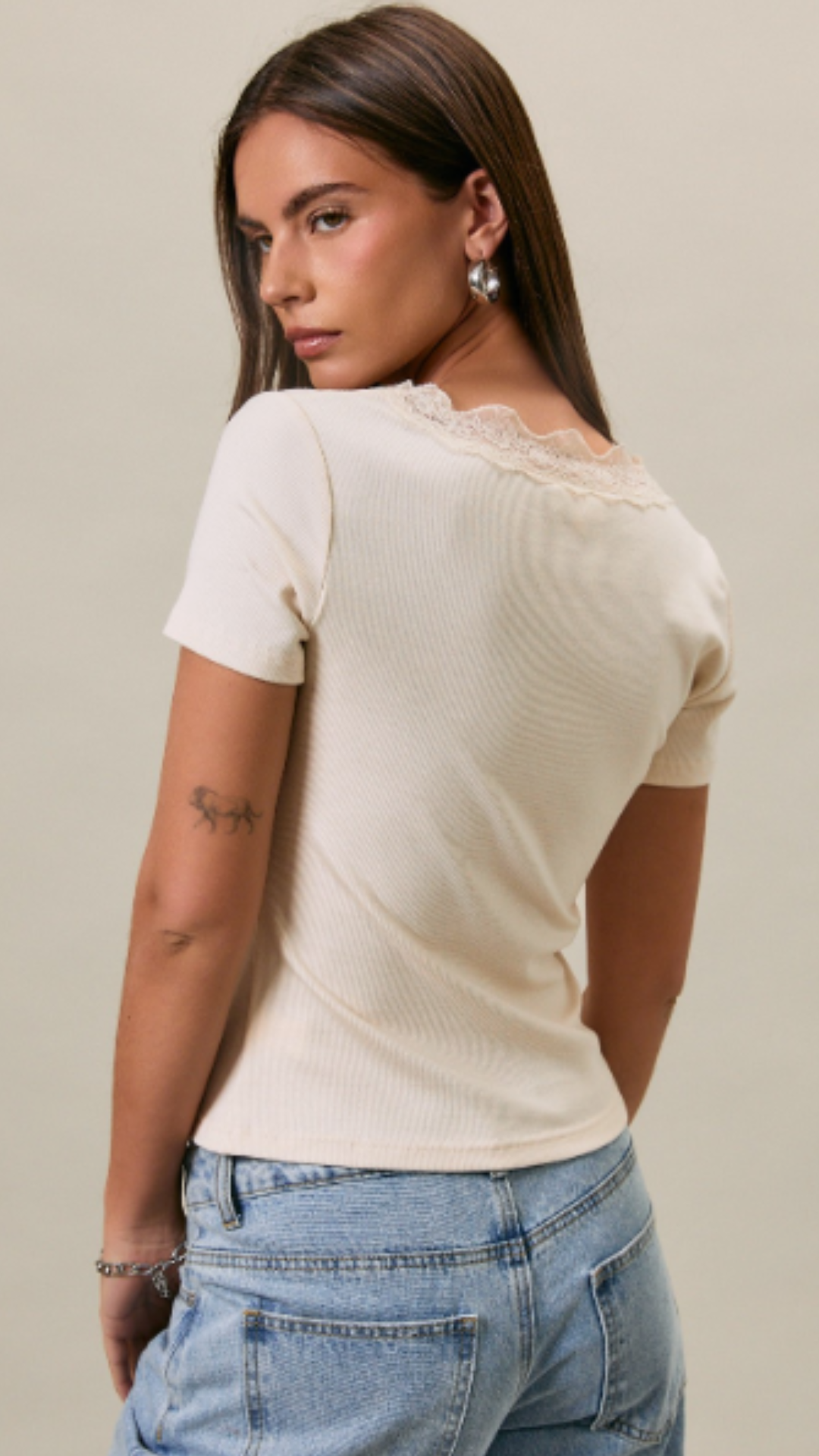 Crème de Lace Top