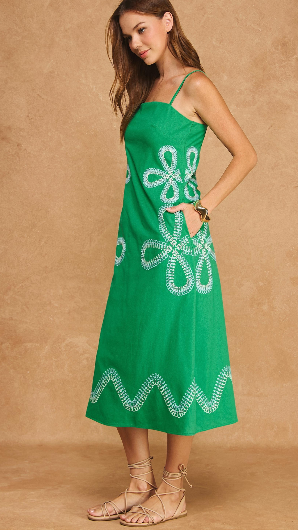 Pop Daisy Midi Dress