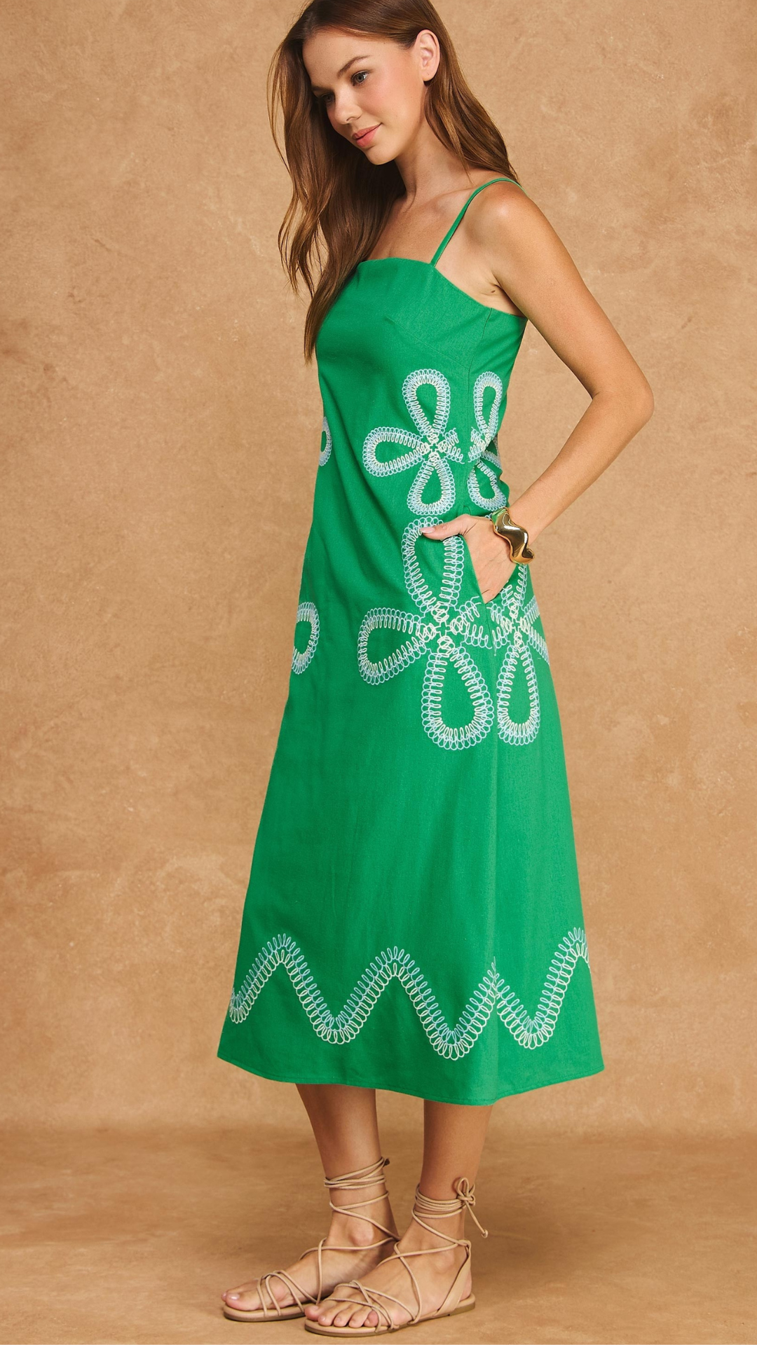 Pop Daisy Midi Dress