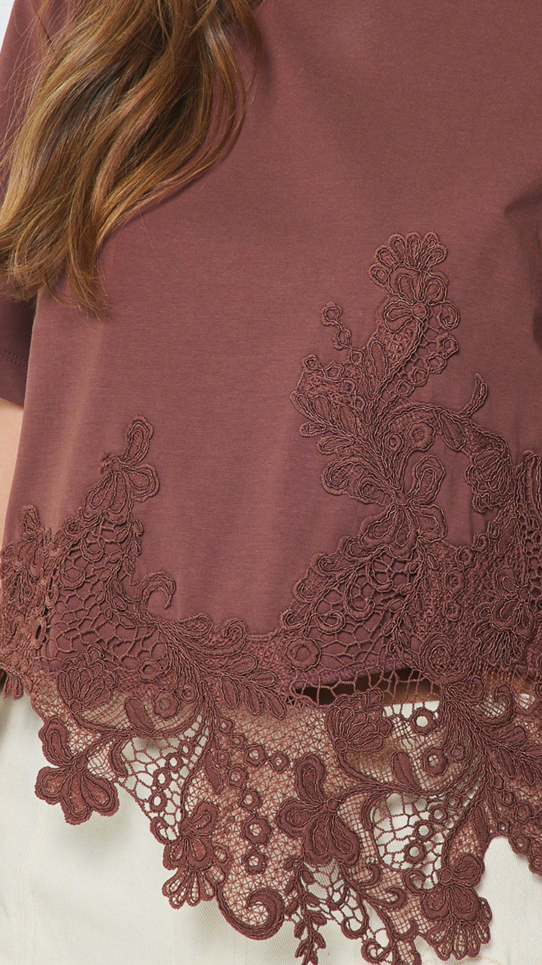 Lace Me Lovely Tee
