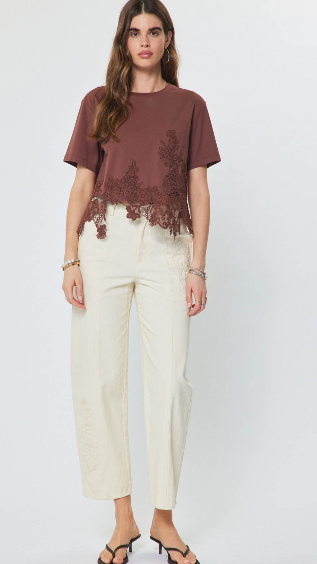 Lace Me Lovely Tee