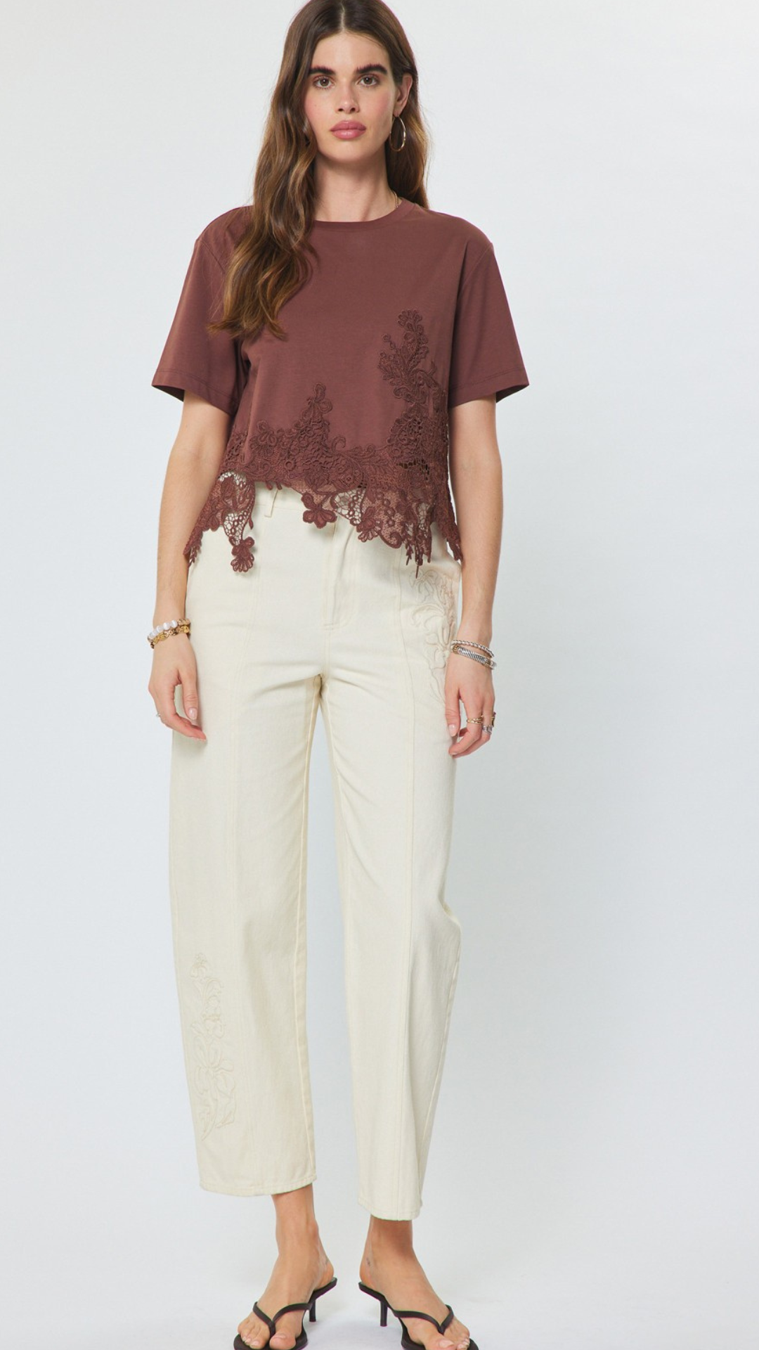 Lace Me Lovely Tee