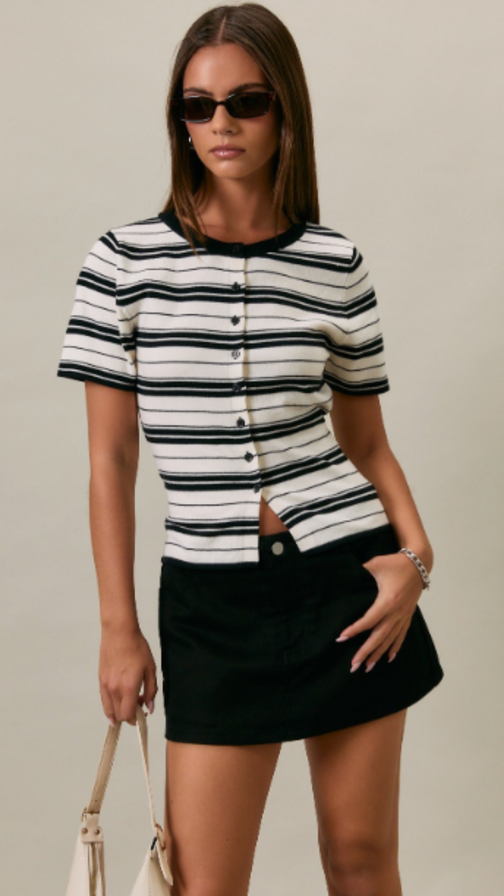 Manhattan Stripe Cardigan