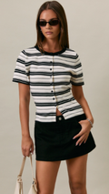 Manhattan Stripe Cardigan