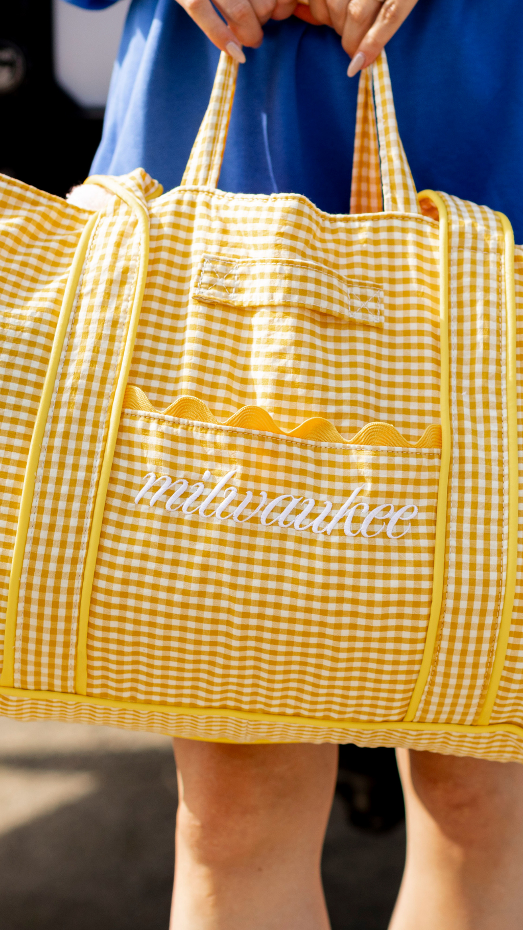 Gingham Tote MKE