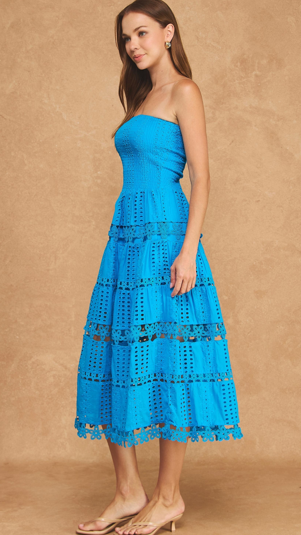 Blue Lagoon Midi Dress