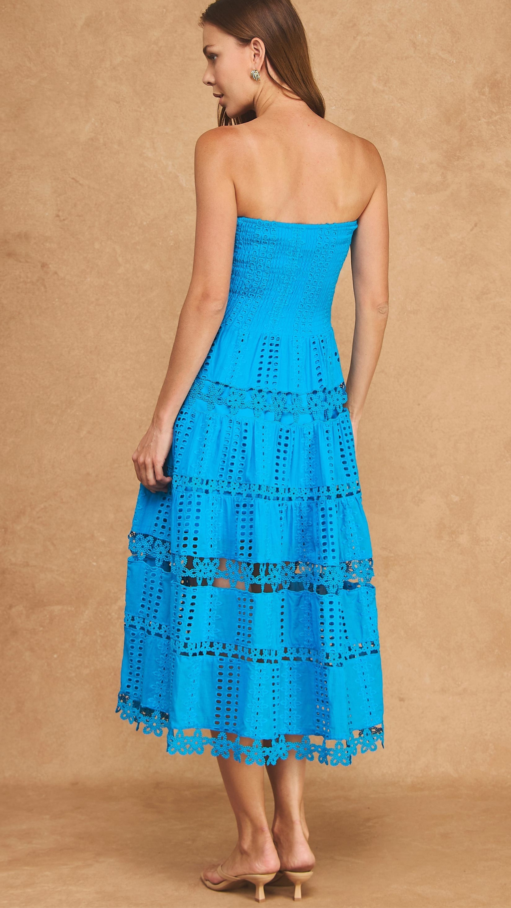 Blue Lagoon Midi Dress