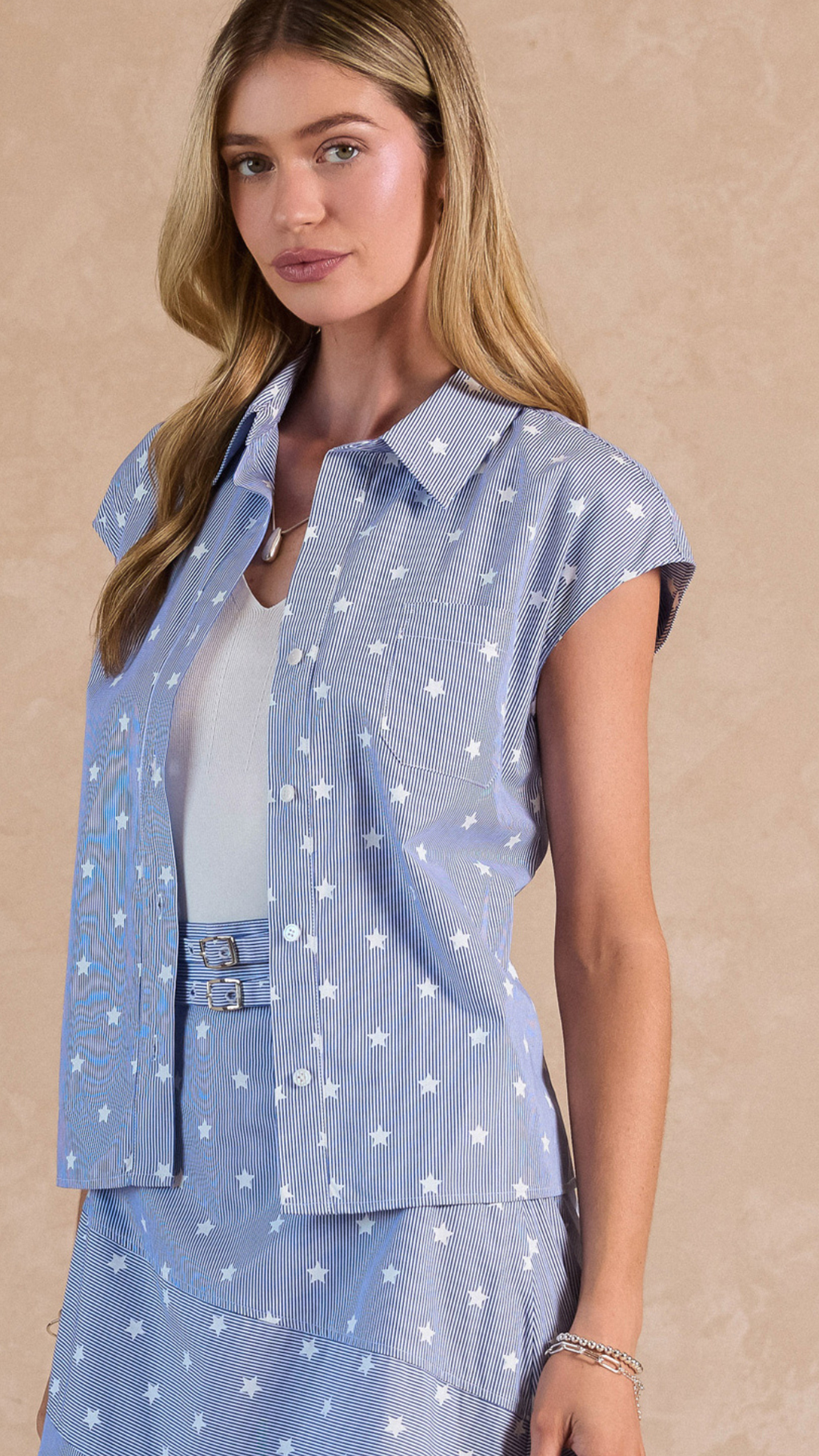 Stars Align Button Down