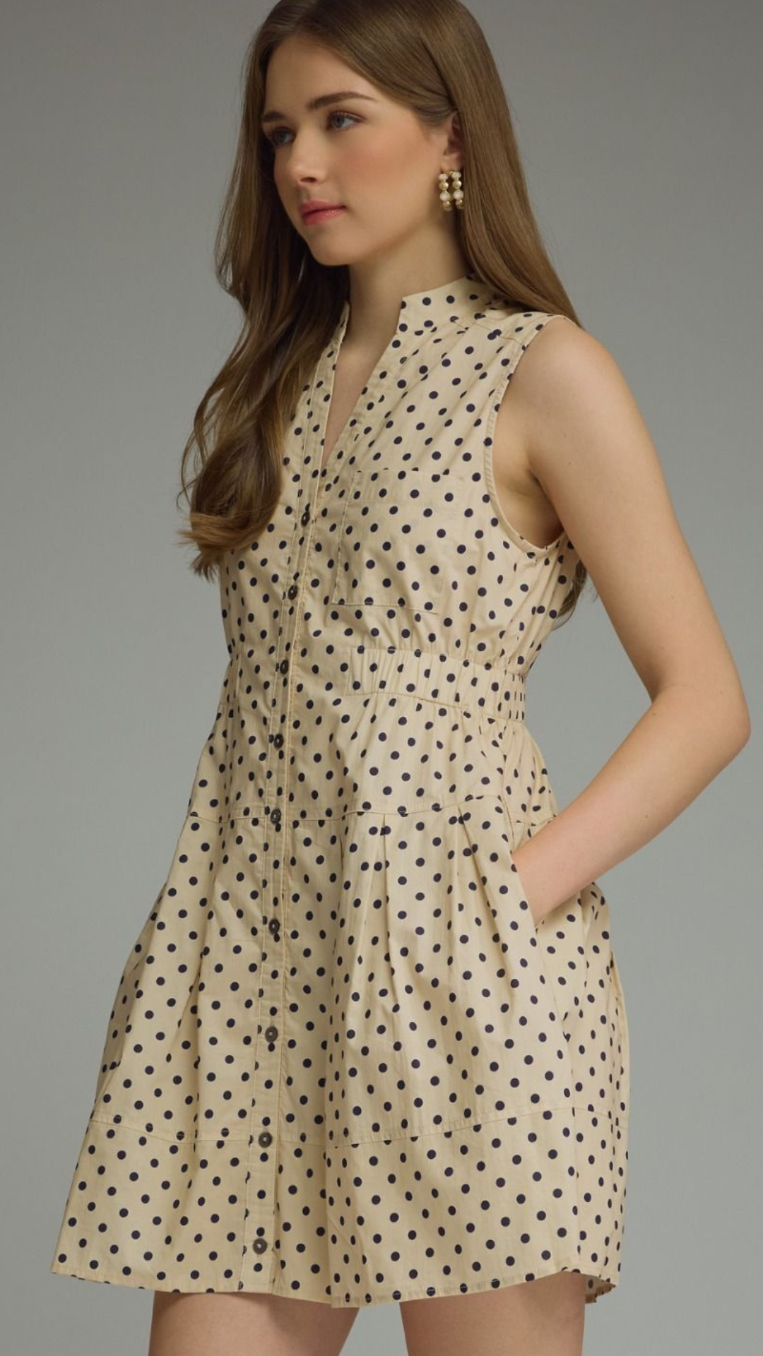 Polished in Dots Dress