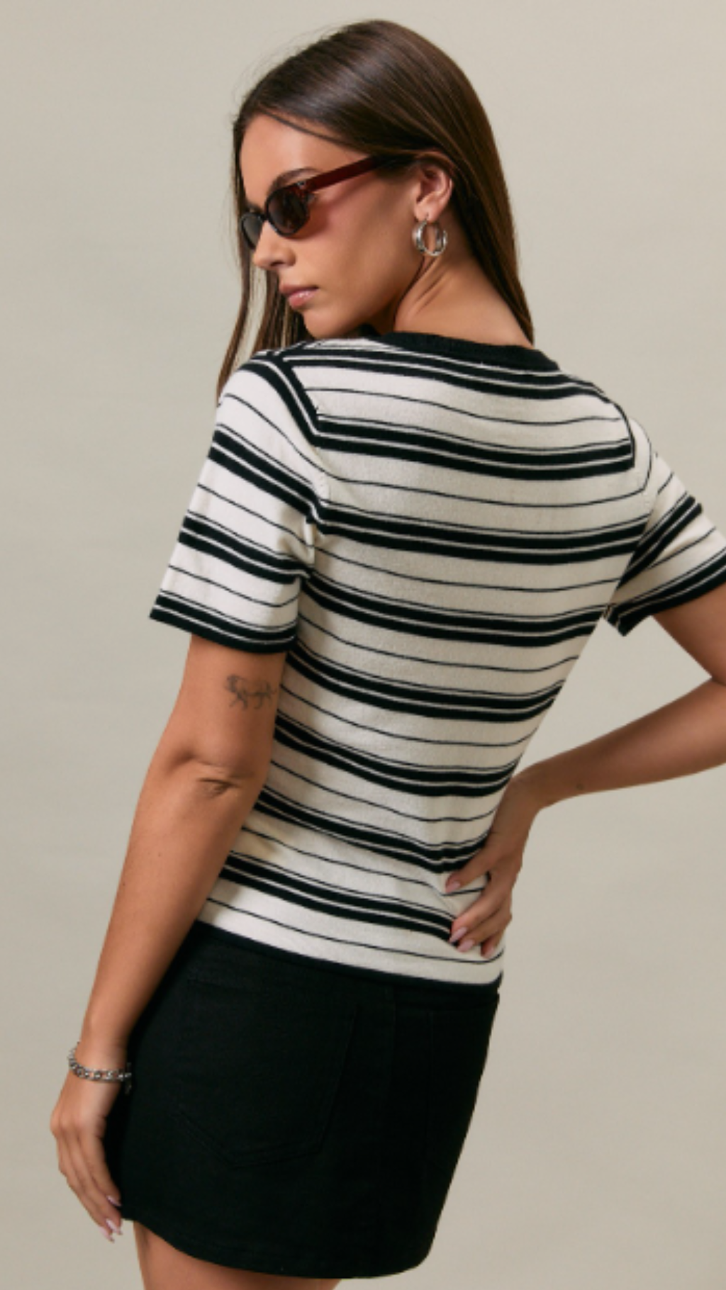 Manhattan Stripe Cardigan