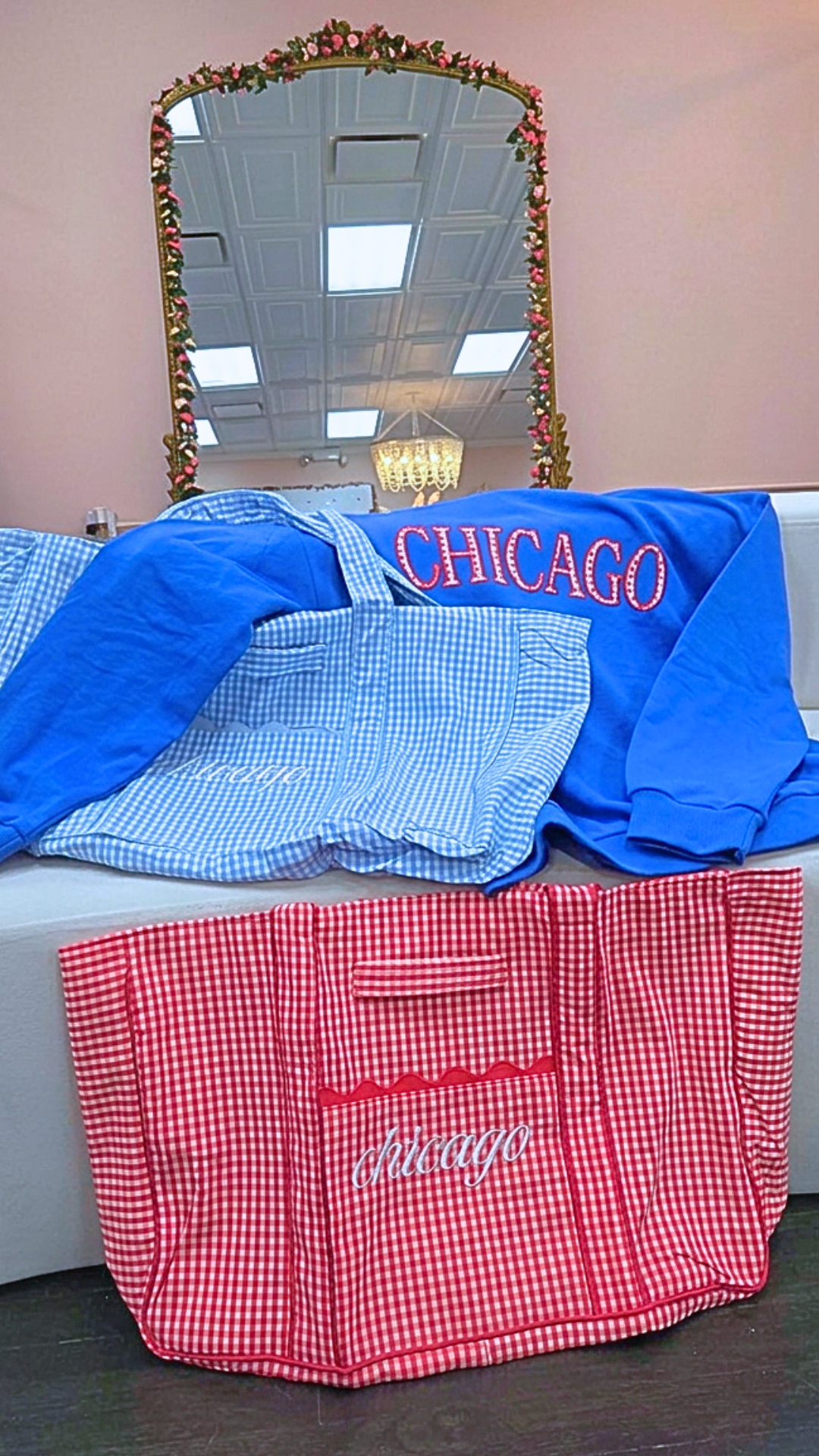 Gingham Tote Chicago